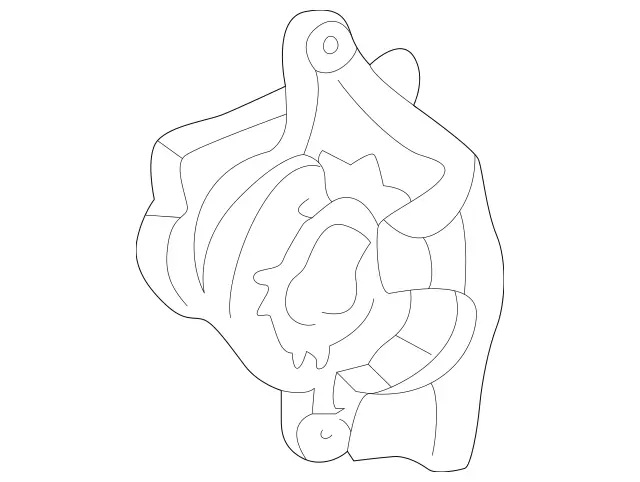 1420298364 - Brakes: Parts Kit, Housing for Mercedes-Benz: C280, SLK230 Image