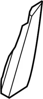 88661AM500 - Body: Seat Back Pad for Infiniti Image