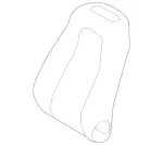 1779104607 - Front Seat: Outer Cover, Seat Backr for Mercedes-Benz: 180A, 180b, 220a, A220, A35 AMG, EQB 250+, EQB 300, EQB 350, GLA250, GLA35 AMG, GLA45 AMG, GLB250, GLB35 AMG Image