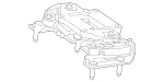 1672408400 - Engine Suspension: Transmission Mount for Mercedes-Benz Image
