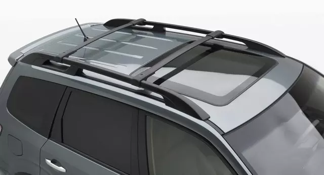 E361SSC000 - : 2009-2013 Subaru Forester Roof Rack Cross Bars Set Aero OEM NEW Genuine for Subaru Image