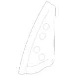 16472016701A28 - Body: Corner Cover for Mercedes-Benz Image