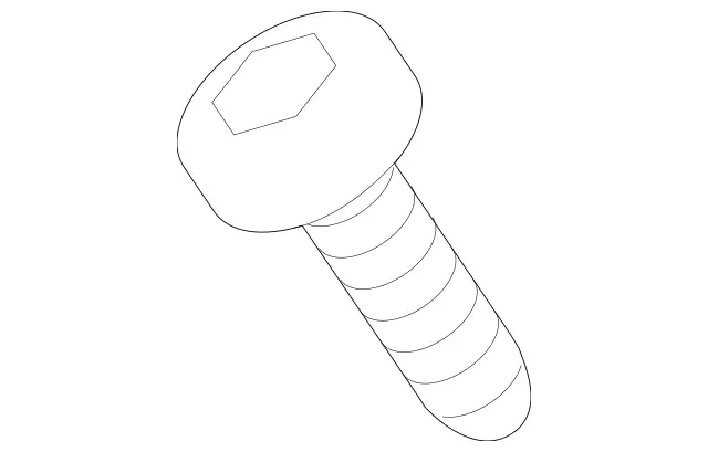 2039840829 - Rear Seat Bench: Screw for Mercedes-Benz: 180C, AMG GT, AMG GT Black Series, AMG GT C, AMG GT R, AMG GT S, C230, C320, CLK320, CLK350, CLK500, CLK55 AMG, CLK550, CLK63 AMG, E350, E63 AMG, E63 AMG S, G550 4x4, G63 AMG, G65 AMG, Maybach GLS600, Maybach S550, Maybach S560, Maybach S600, Maybach S650, S450, S550, S550e, S560, S600, S63 AMG, S65 AMG, SL500, SL55 AMG, SL550, SL600, SL63 AMG, SL65 AMG Image image