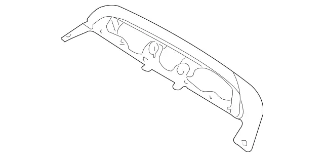 23069002499C83 - Body: Rear Cover for Mercedes-Benz Image