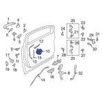 BF6Z5421812D - Body: Latch for Ford Image