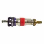 YF879 - HVAC: A/C Service Valve  for Ford: Aerostar, Aspire, Bronco, Bronco II, Crown Victoria, E-150 Econoline, E-150 Econoline Club Wagon, E-250 Econoline, E-250 Econoline Club Wagon, E-350 Econoline, E-350 Econoline Club Wagon, Escort, Explorer, F-150, F-250, F-350, F-600, F-700, F-800, Fairlane, Fairmont, Falcon, Festiva, Fiesta, Granada, LTD, LTD Crown Victoria, LTD II, Maverick, Mustang, Mustang II, Pinto, Probe, Ranger, Taurus, Tempo, Thunderbird, Torino | Lincoln: Continental, Mark V, Mark VI, Mark VII, Mark VIII, Town Car, Versailles | Mazda: B2300, B3000, B4000, Navajo | Mercury: Bobcat, Cougar, Grand Marquis, LN7, Lynx, Marquis, Monarch, Montego, Sable, Topaz, Tracer, Villager, Zephyr | Merkur: Scorpio, XR4Ti Image