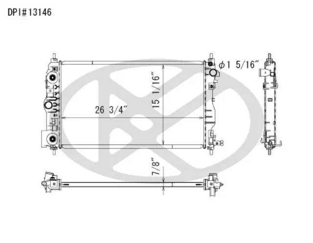 A13146 - Cooling Systems: Koyorad Radiator for Koyo Image