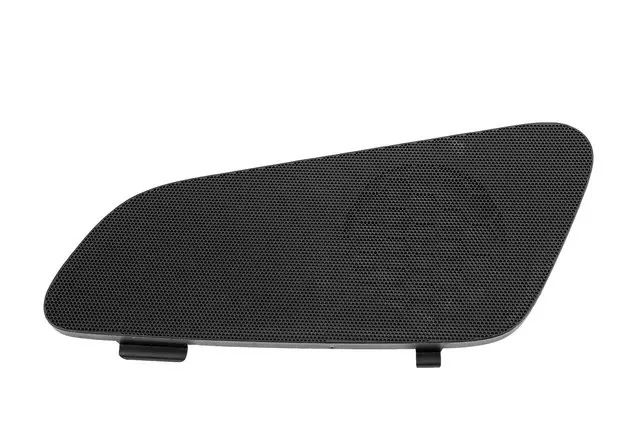 Ebony Rear Passenger Side Quarter Trim Panel Speaker Grille - GM (25877146)