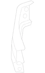 2316201814 - Cowl, Front Panel: Holder for Mercedes-Benz Image