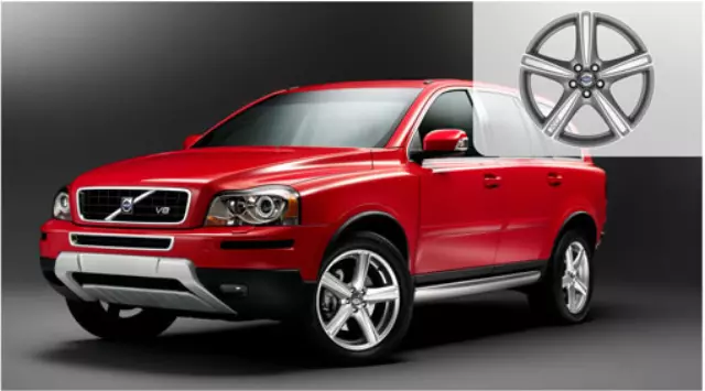 30789046 - : 2007-2014 Volvo XC90 - Aluminum Rim Vulcanis 8 X 19in - Diamond -2014 for Volvo: XC90 Image