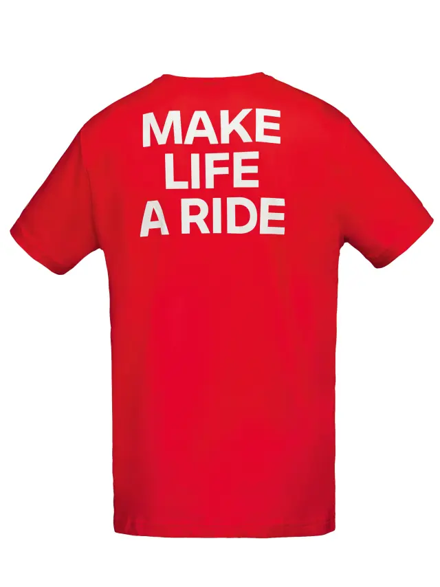 76615A81258 - : Mens Make Life a Ride T-Shirt for BMW-Motorrad Image