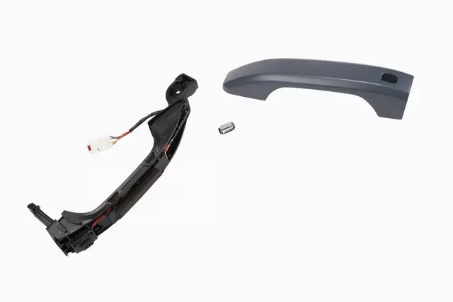 13526767 - : Primed Front Exterior Side Door Handle for Chevrolet: Silverado 1500, Silverado 1500 LTD, Silverado 2500 HD, Silverado 3500 HD | GMC: Sierra 1500, Sierra 1500 Limited, Sierra 2500 HD, Sierra 3500 HD Image