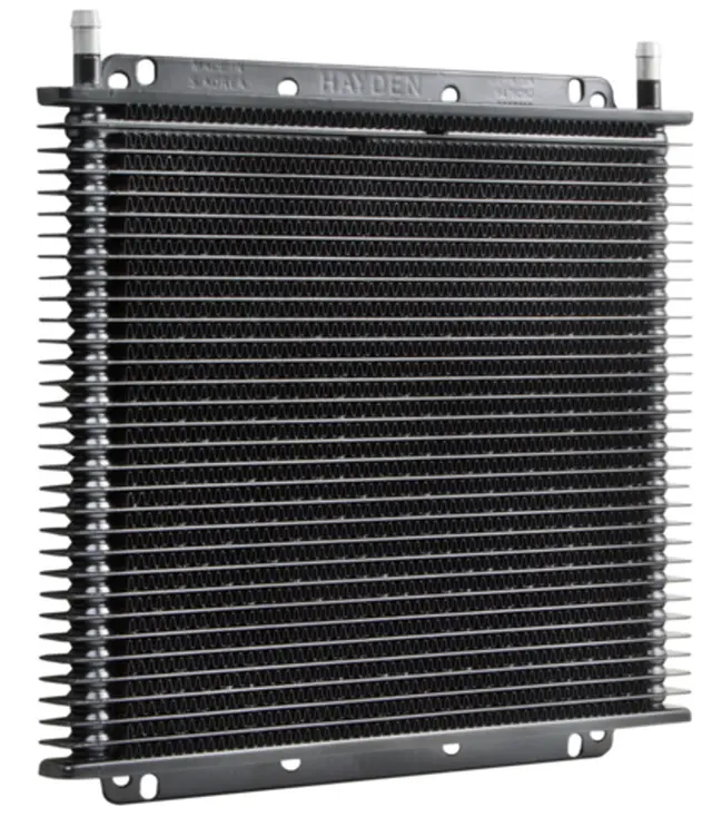 699 - Belts and Cooling: Rapid-Cool Transmission Oil Cooler with Thermal Bypass for Hayden Image