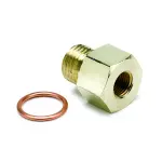 2267 - : FITTING, ADAPTER, METRIC, M14X1.5 MALE TO 1/8" NPTF FEMALE, BRASS for AutoMeter Image