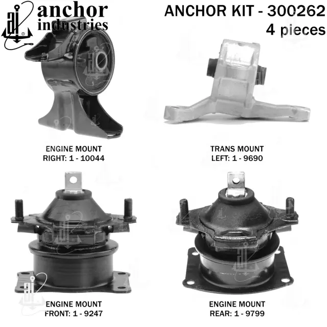 300262 - Engines &amp; Components: Anchor Engine Mount Kit for Anchor Image