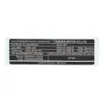 148053PT0A - Body: Emission Label for Nissan Image