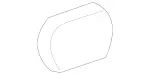 20268800339B51 - Body: Cowl Trim Cap for Mercedes-Benz Image