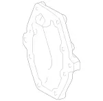 2033500136 - Rear Axle: End Cover for Mercedes-Benz Image