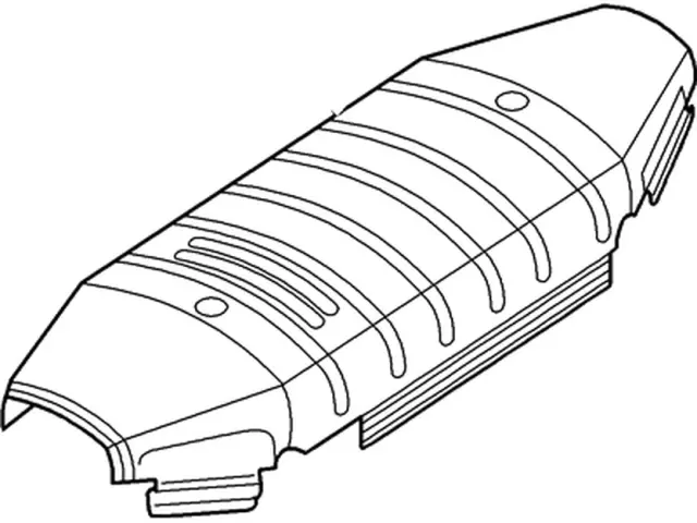 YL8Z5F223AA - Exhaust: Converter Shield for Ford Image