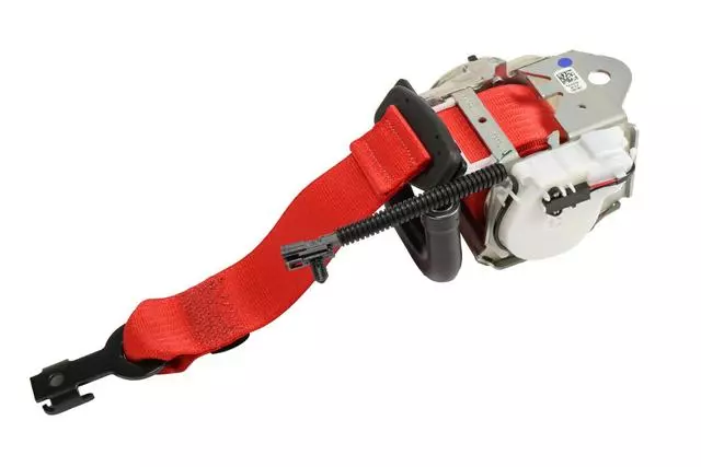 19352958 - : Torch Red Passenger Seat Belt with Retractor and Pre-Tensioner for GM Image