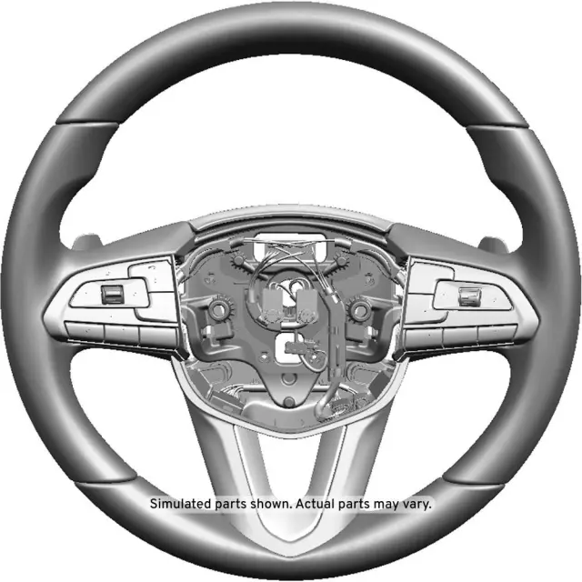 84676521 - : 2020-2021 Cadillac XT4 - Black Steering Wheel for Cadillac: XT4 Image