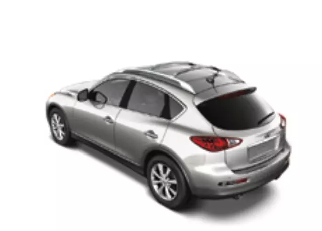Roof Rail Crossbars, Silver - Infiniti (G38051BA0001)