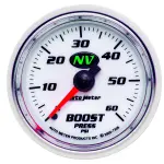 7305 - : GAUGE, BOOST, 2 1/16", 60PSI, MECHANICAL, NV for AutoMeter Image