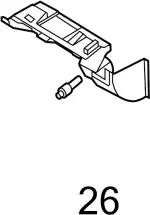 68643S0100 - Body: Stopper for Infiniti Image