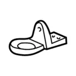 5L5Z17A954AA - Body: Tow Hook for Ford: Ranger Image