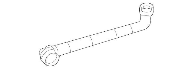 1675010403 - Radiator: Coolant Line for Mercedes-Benz: GLE350, GLE450, GLE450e, GLE53 AMG, GLE580, GLE63 AMG S, GLS450, GLS580, GLS63 AMG, Maybach GLS600 Image image