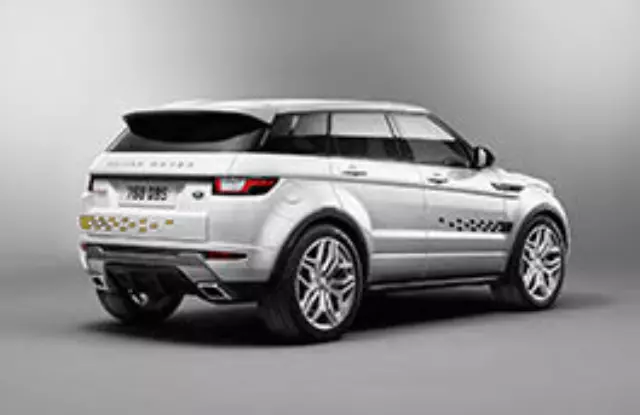 VPLVB0225GAW - Exterior: Vehicle Decals, Number One, Tailgate, Gold for Land Rover: Range Rover Evoque Image