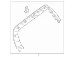24674010019H68 - Body: Upper Trim for Mercedes-Benz Image