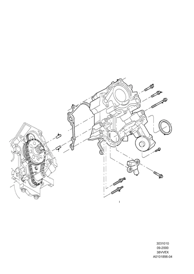 4F2Z6700AA - Engine: Front Cover Seal for Ford Image