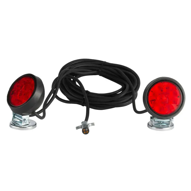 654324 - : Towing Kits, Heavy Duty SuperNova® LED Magnetic Towing Kit, Red for Grote Lighting Image