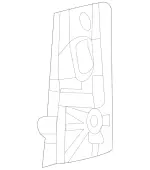 2058602900 - Electrical: Belt Guide for Mercedes-Benz Image