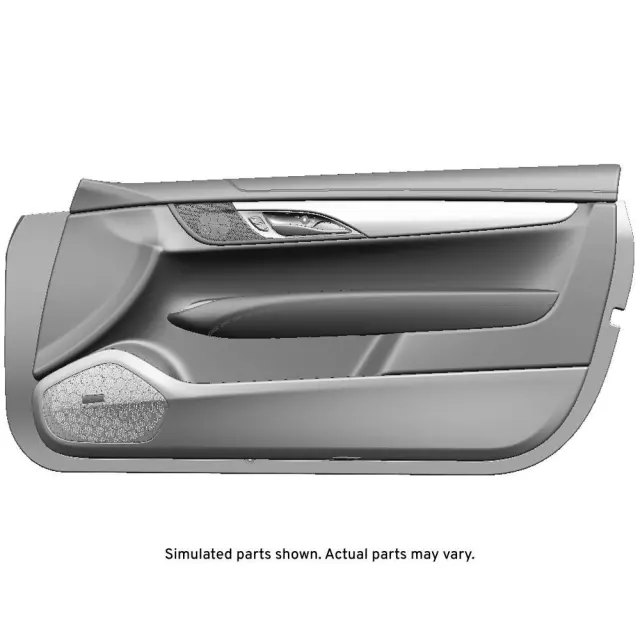 84297292 - : Front Passenger Side Door Interior Trim Panel-MORELLO RED for GM Image