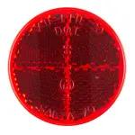 41002 - : Round Stick-On Reflector, 2" Red for Grote Lighting Image