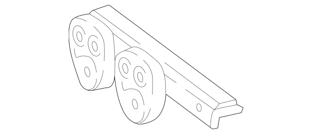 4634903640 - Exhaust System: Holder for Mercedes-Benz: G55 AMG, G550, G63 AMG, G65 AMG Image image
