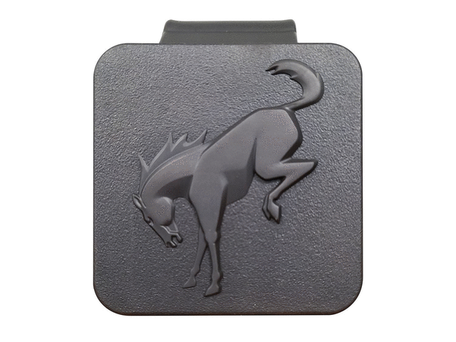 Rubber Hitch Plug With Bronco Logo - Ford (VM2DZ-17F000-C)