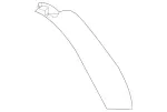 16474024709051 - Body: Lift Gate Trim for Mercedes-Benz: ML 320, ML 350, ML 450, ML 500, ML 550, ML 63 AMG&amp;reg; Image image