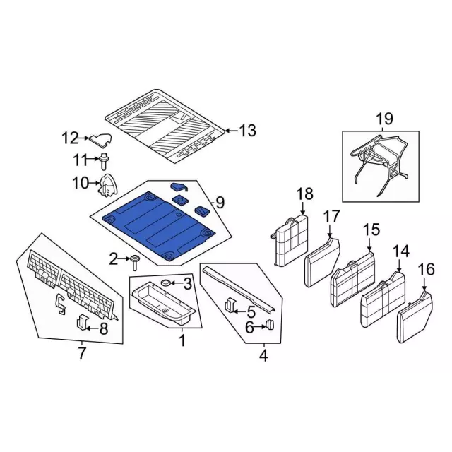 M2DZ7813046F - : Floor Mat for Ford Image