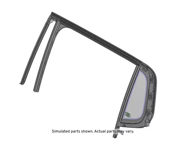 84103196 - : Rear Driver Side Door Window Weatherstrip for GMC: Acadia Image