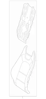 2389107710 - : Padding, Front Seat Backr for Mercedes-Benz Image