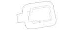 172827001164 - : Mounting Plate for Mercedes-Benz: 180b, B Electric Drive, B250e, C350e, C400, C450 AMG, C63 AMG, E300, E350, E43 AMG, E53 AMG, E63 AMG S, SLC300, SLC43 AMG, SLK250, SLK300, SLK350, SLK55 AMG Image