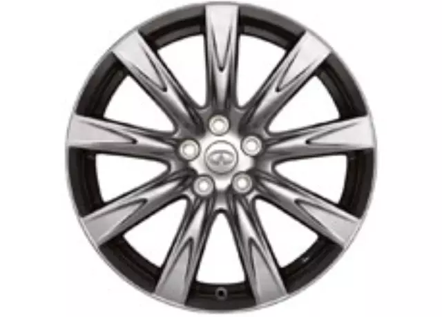 D0300JL126 - : 19-Inch- 9-Spoke Aluminum-Alloy Wheels - Rear for INFINITI: G37, Q60 Image