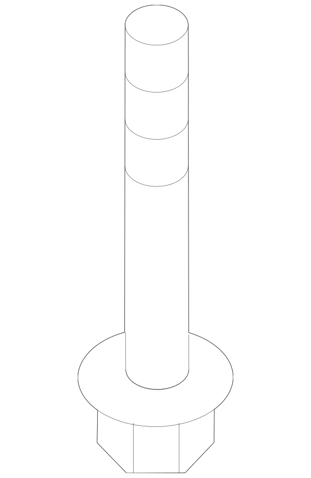 19909003 - Front Axle: Hexalobular Head Screw for Mercedes-Benz: 180A, 180b, 220a, A220, A35 AMG, B Electric Drive, B250e, CLA250, CLA35 AMG, CLA45 AMG, CLA45 AMG S, EQB 250+, EQB 300, EQB 350, GLA250, GLA35 AMG, GLA45 AMG, GLB250, GLB35 AMG Image image