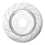 63179003L - : DFC Brake Rotor - Drilled and Slotted - Silver for DYNAMIC FRICTION Image