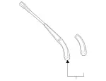 2058208301 - Electrical System: Wiper Arm for Mercedes-Benz Image