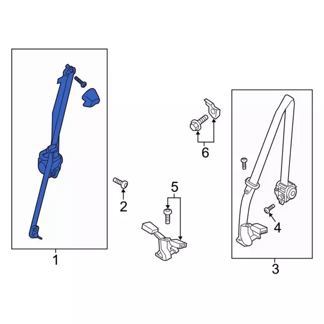 Outer Belt Assembly - Ford (KB3Z-26611B68-AC)