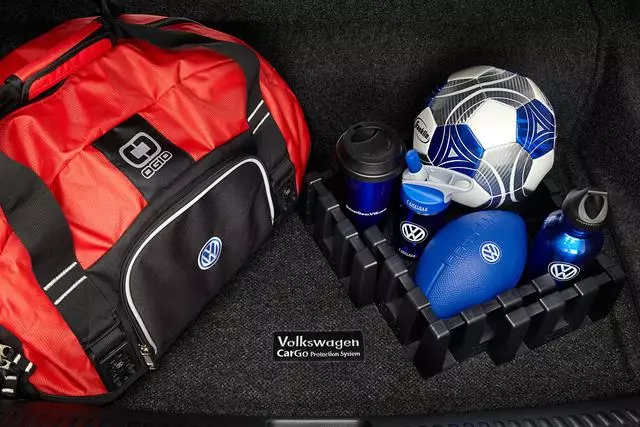 Heavy Duty Trunk Liner With Cargo Blocks - Volkswagen (5C6-061-166-B-469)